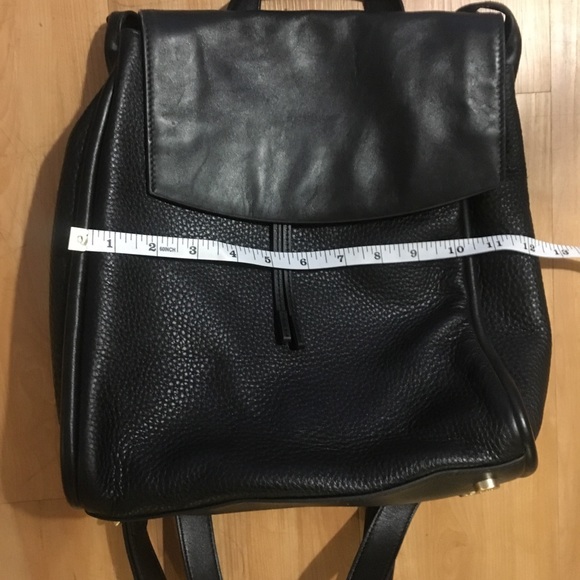 Black leather Skagen backpack bag - Picture 4 of 8